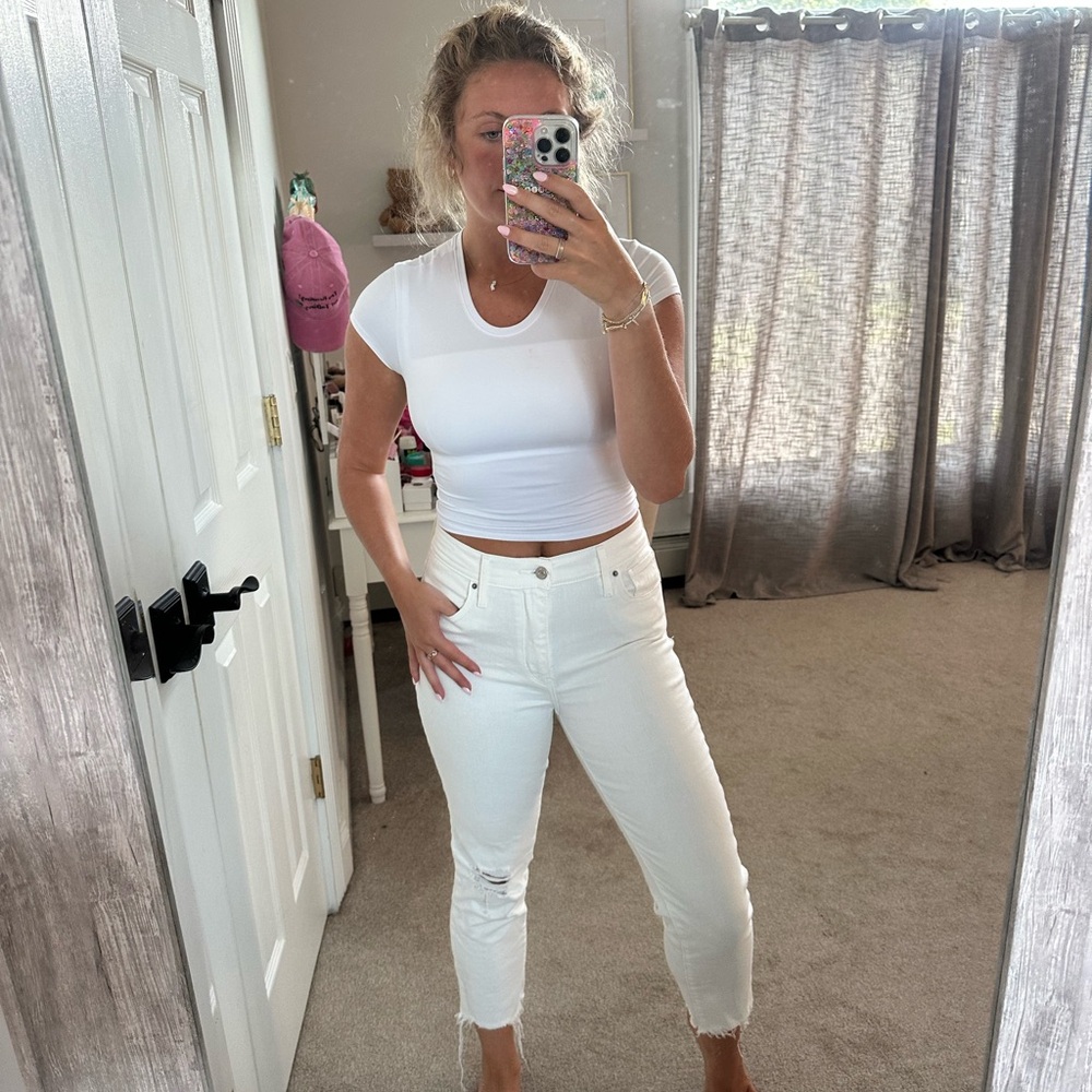 Women's White Jeans Levi